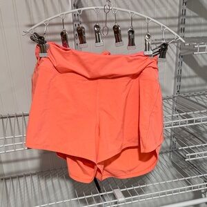 lululemon athletica Coral Fold-Over Waist Skort